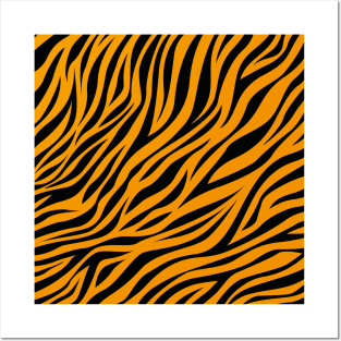 Tiger Skin Art Pattern | Wile Life Vibes Posters and Art